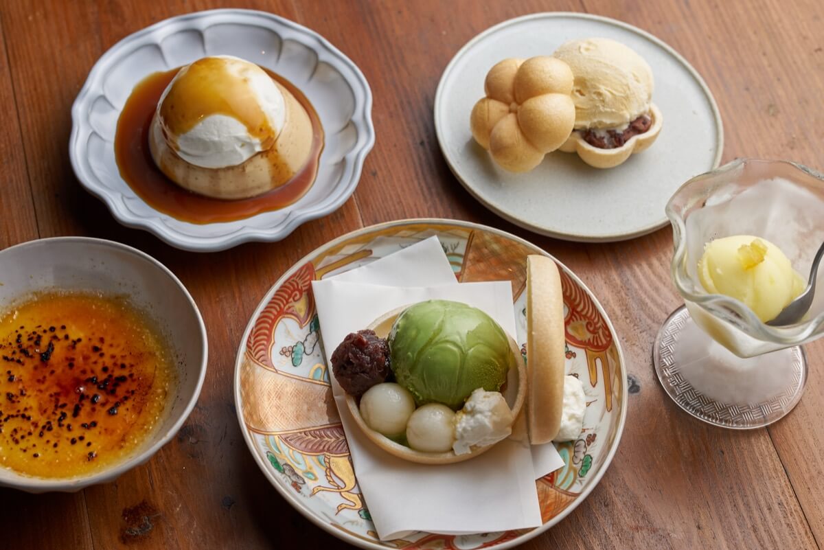 みちのり亭のスイーツ