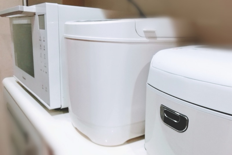 ホームベーカリーで米粉パンを焼く