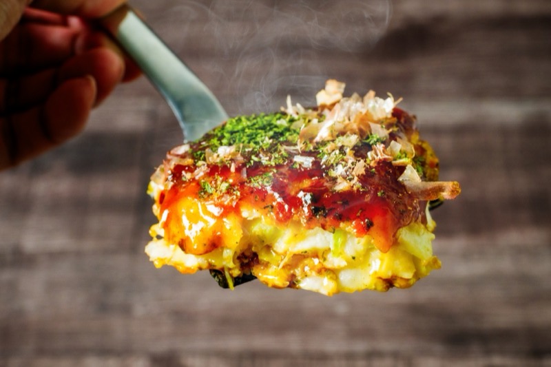 グルテンフリーのお好み焼き