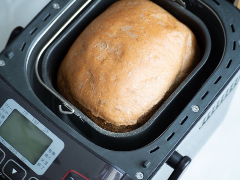 ホームベーカリーで米粉パンを焼く