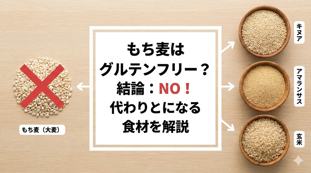 もち麦はグルテンフリーかどうか