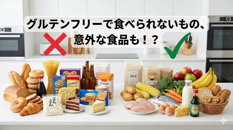 グルテンフリーで食べられないもの