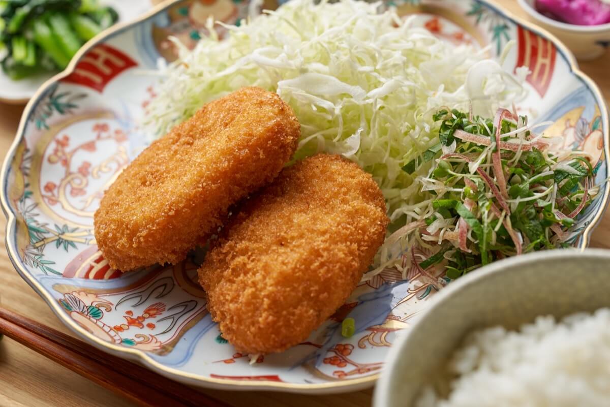 カニクリームコロッケ御膳