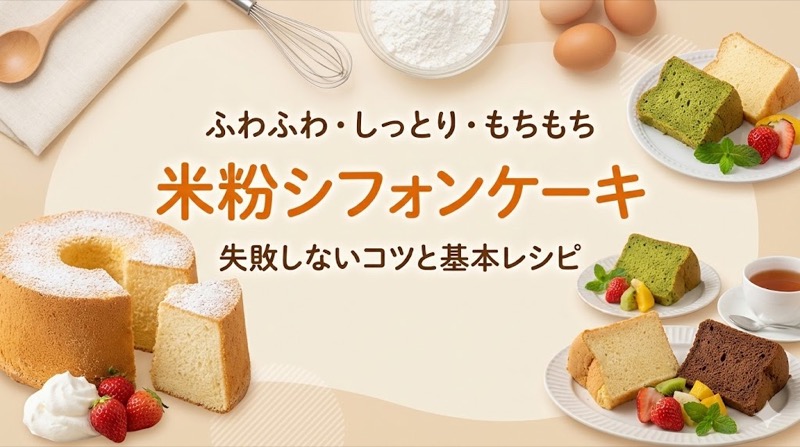 米粉のシフォンケーキ