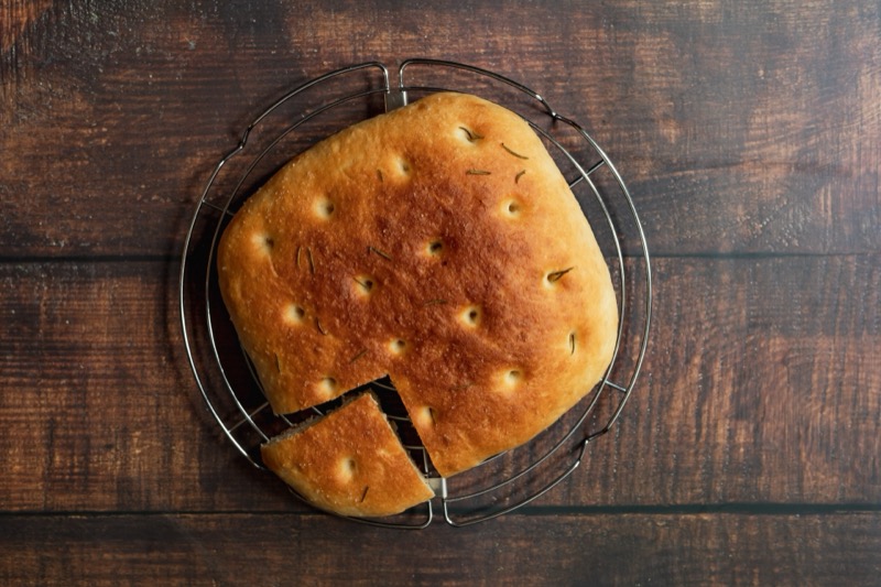 米粉のフォカッチャ